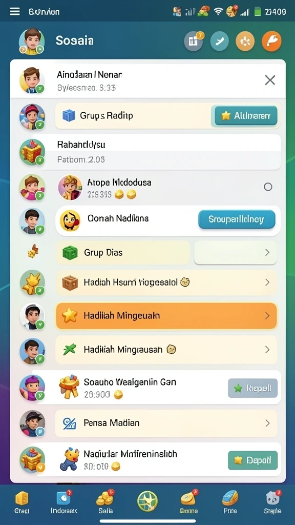 Level menantang yang semakin seru.