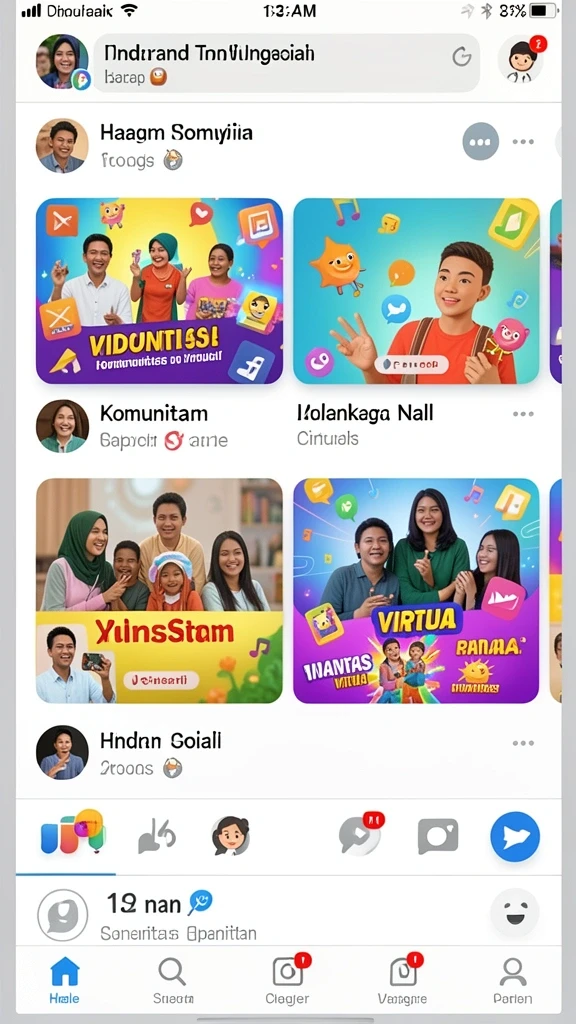 Tampilan antarmuka yang ramah pengguna dan menarik.
