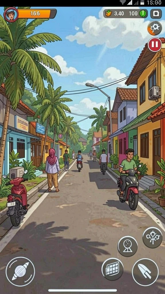 Karakter yang beragam dan unik untuk dipilih.