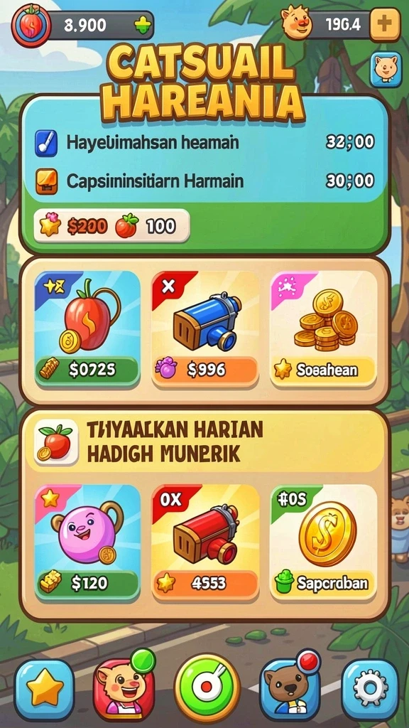 Cuplikan karakter unik yang tersedia di 8364.