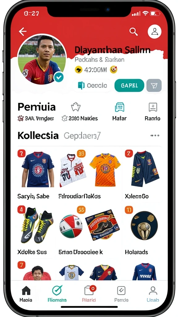 Visual grafis yang memukau dengan desain lingkungan.