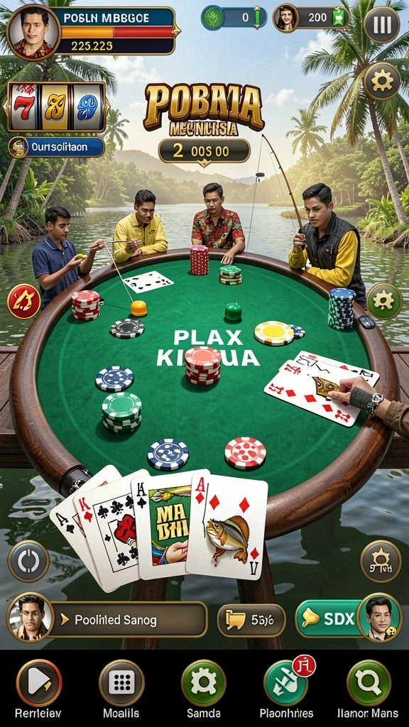 Karakter-karakter unik yang dapat dipilih untuk bermain.