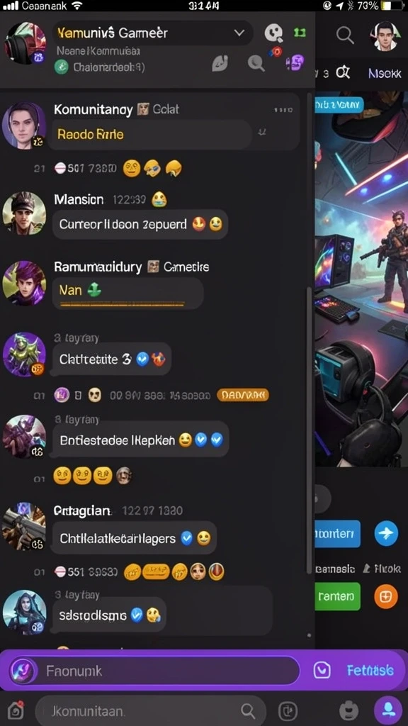 Tangkapan layar memperlihatkan fitur multiplayer yang seru.