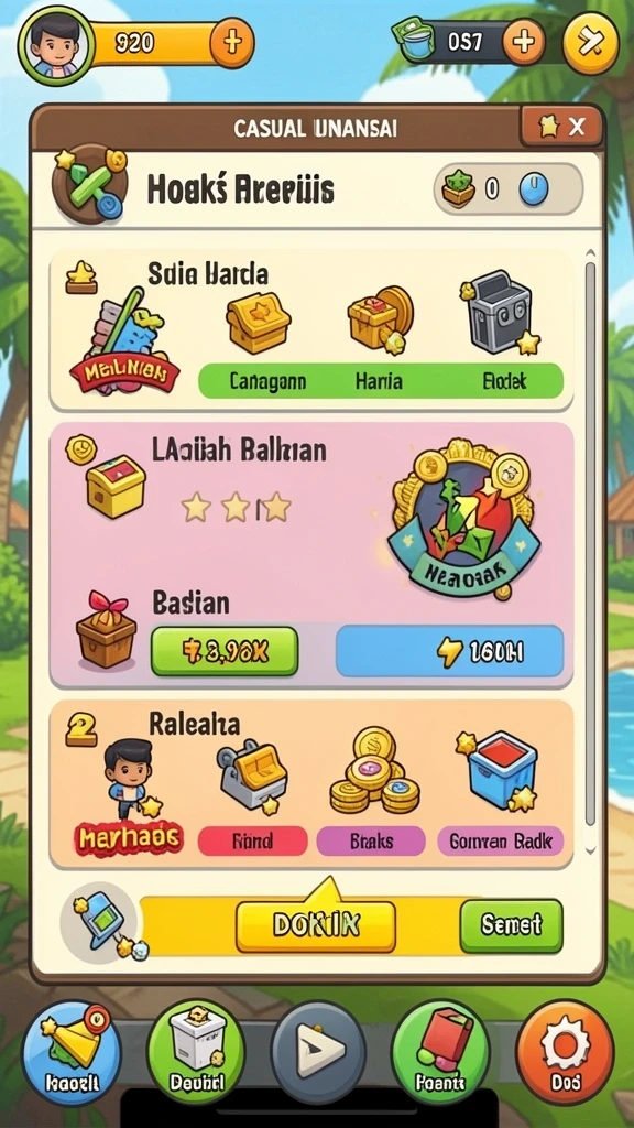 Grafik yang memukau dan penuh warna.
