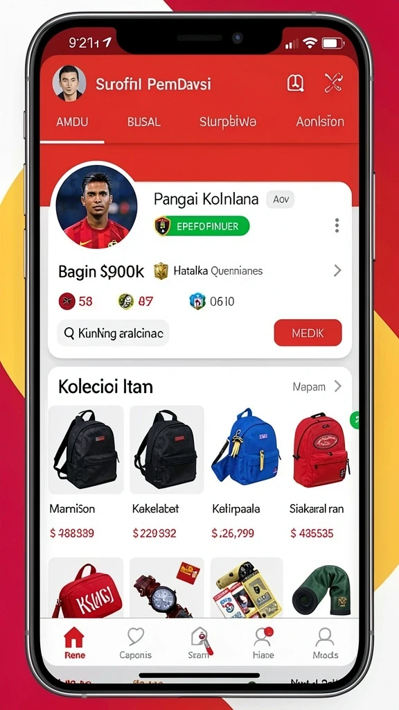 Tampilan antarmuka game yang user-friendly.