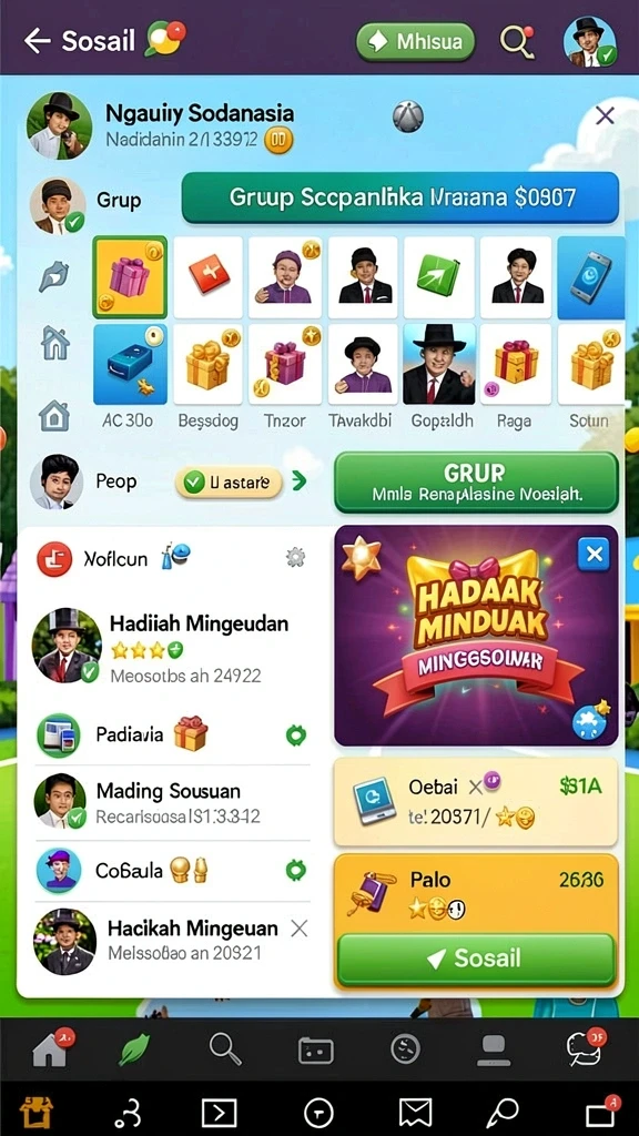 Penggunaan efek suara yang menarik dan mendukung.