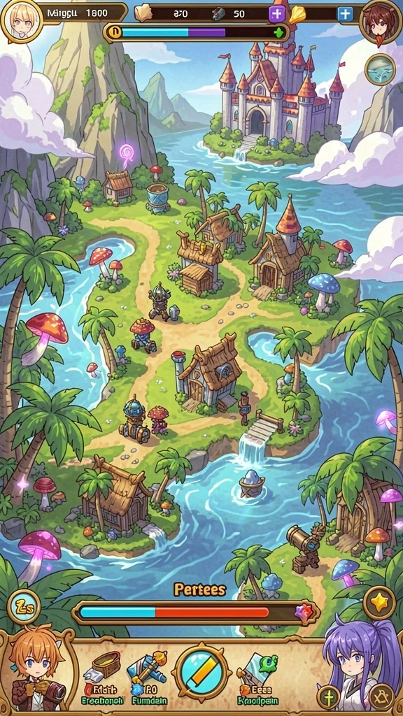 Tangkapan layar dari mode multiplayer yang menegangkan.