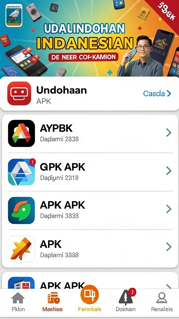 Tampilan awal yang menarik dan memikat perhatian.