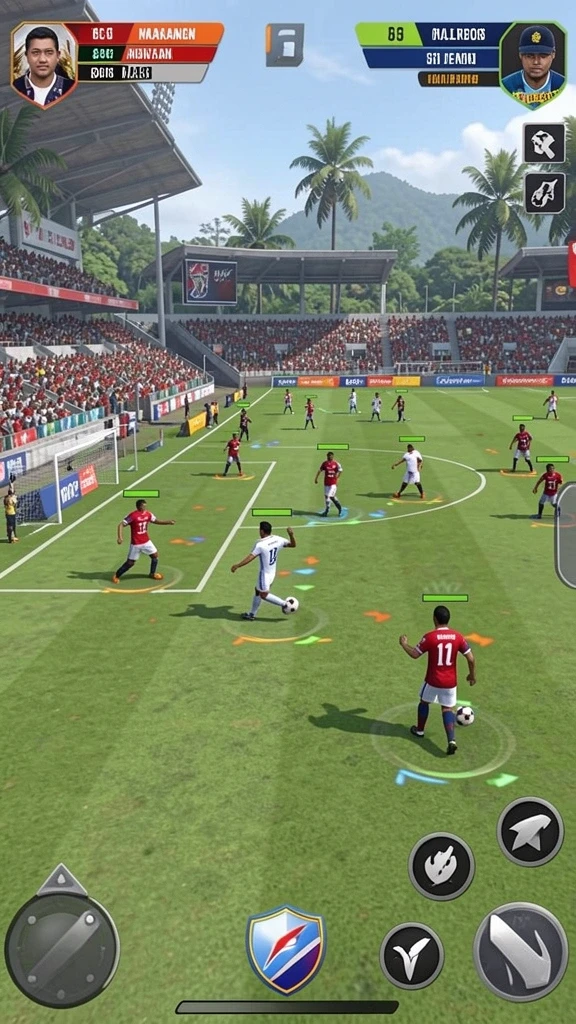 Mode multiplayer yang seru dan kompetitif.