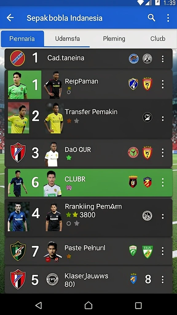 Tampilan antarmuka yang menarik dan modern.