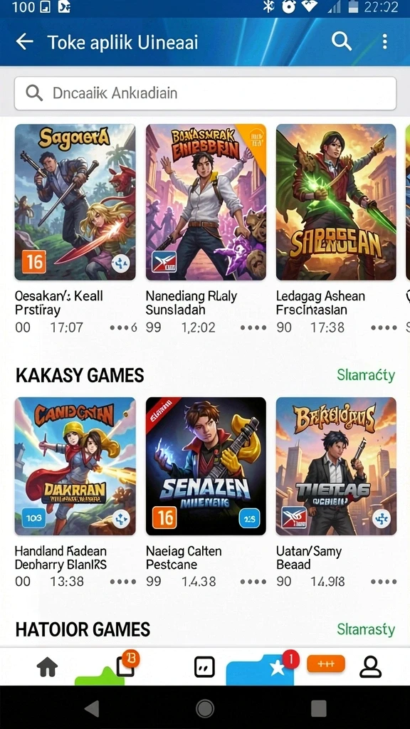 Pengaturan level yang menantang dan menarik.