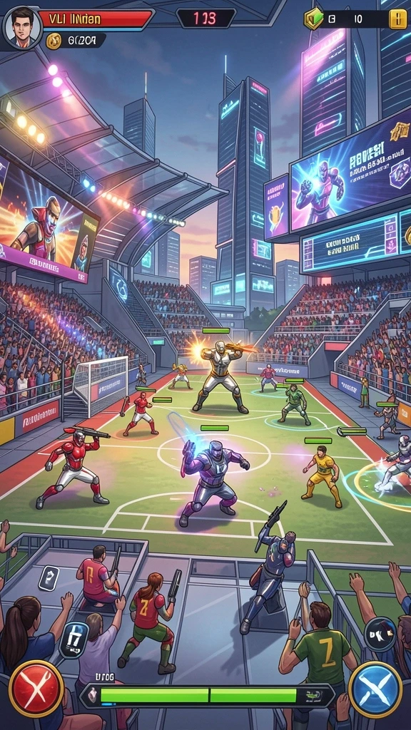 Pengalaman multiplayer yang seru dengan teman-teman.