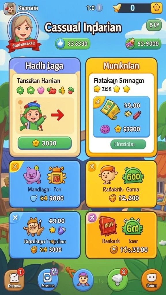 Tampilan antarmuka yang menarik dan mudah dinavigasi.