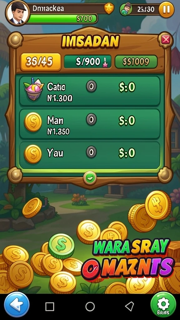 Tampilan gameplay yang mendebarkan dan penuh warna.