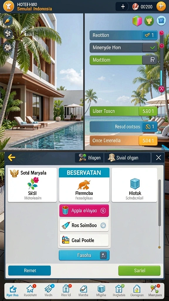 Beragam level dengan desain yang kreatif.