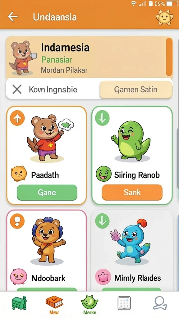 Tampilan antarmuka yang menarik dan mudah digunakan.