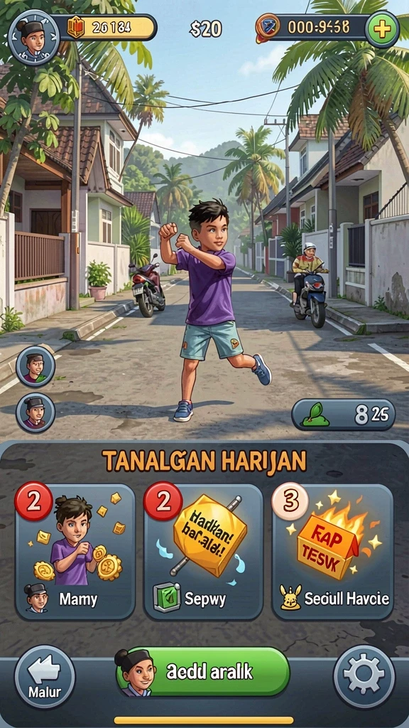 Sistem reward yang menggiurkan bagi para pemain.