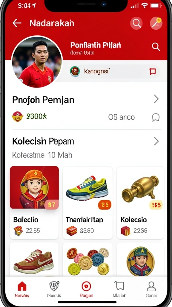 Screenshot fitur baru yang menunjukkan karakter menarik.