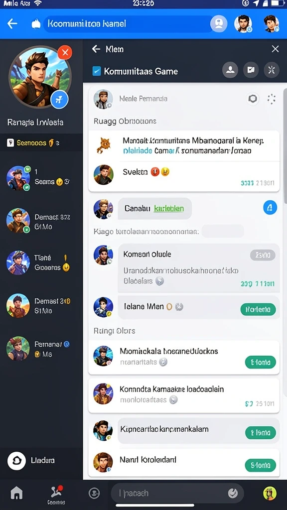 Tampilan permainan slot yang menarik dan berwarna.