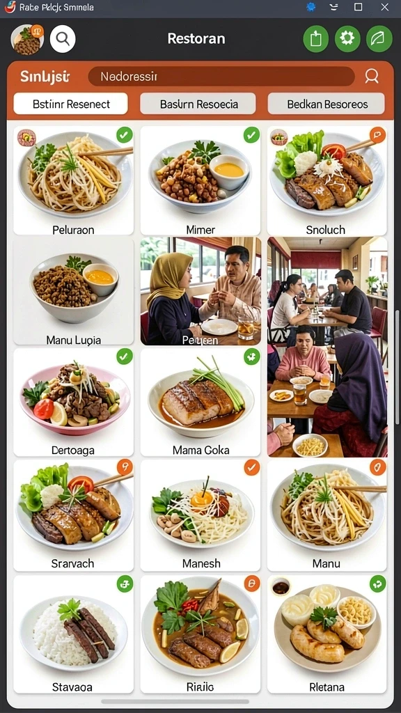 Tampilan antarmuka yang menarik dan mudah digunakan.